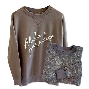 NWT JAXSEA The Aloha Paradise Reversible Pullover Shirt IN PACKAGE Size Small